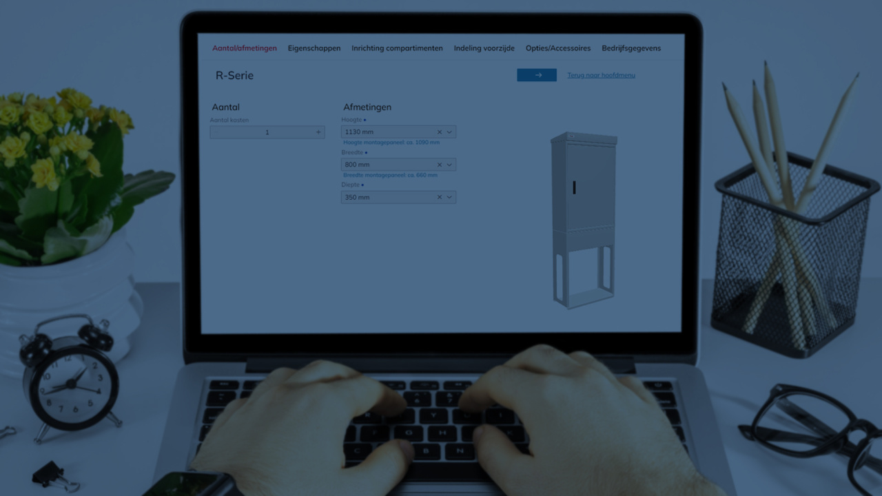  Startpunt online configurator van Staka schakelkasten