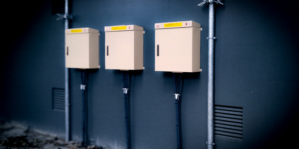 RVS Wandkast voor Duitse spoorwegen