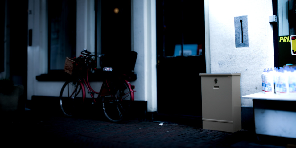 RVS buitenkast voor coax-aansluiting of glasvezel (CAI)