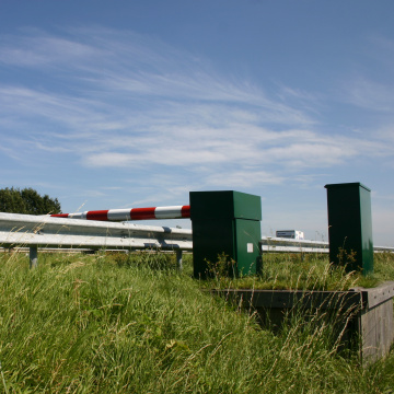 Buitenopstellingskast voor afrit