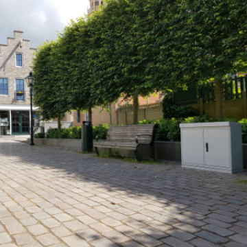 Staka RVS buitenkast fontein in Zierikzee