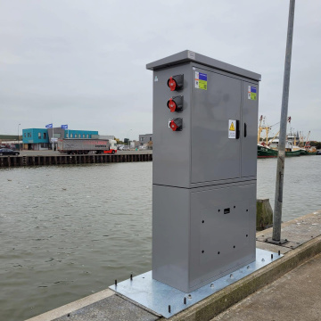 Staka RVS Buitenkast walstroom oplossing in Harlingen